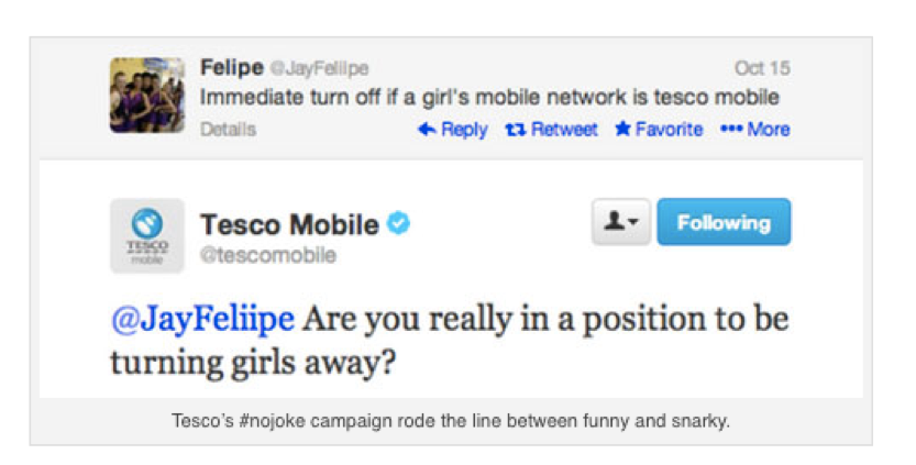 Tesco Mobile Example